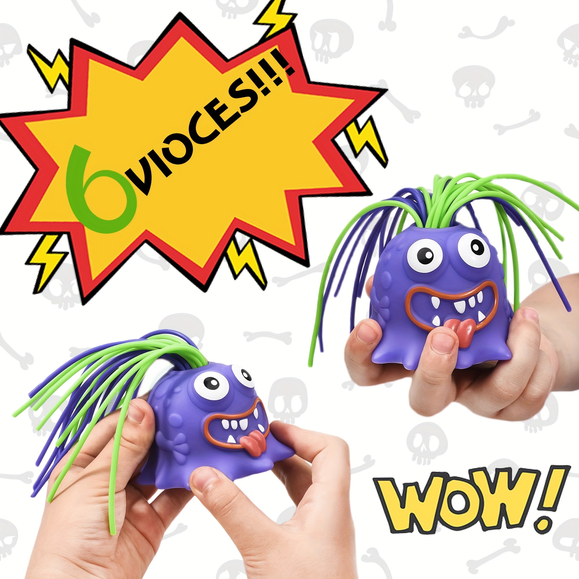 Screaming Monster Pull Hair Stress Fidgets Relief Anti - Temu Canada