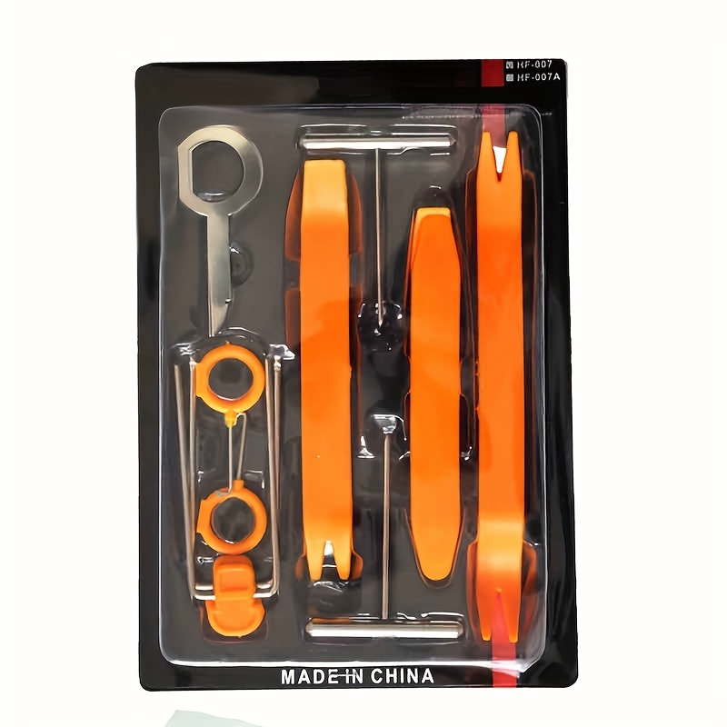 12pcs/set Automotive Repair Tool Kit, Suitable For Car Audio Disassembly,  Soundproofing, Door & Panel Modification And Thicker Prying Plate, Etc.