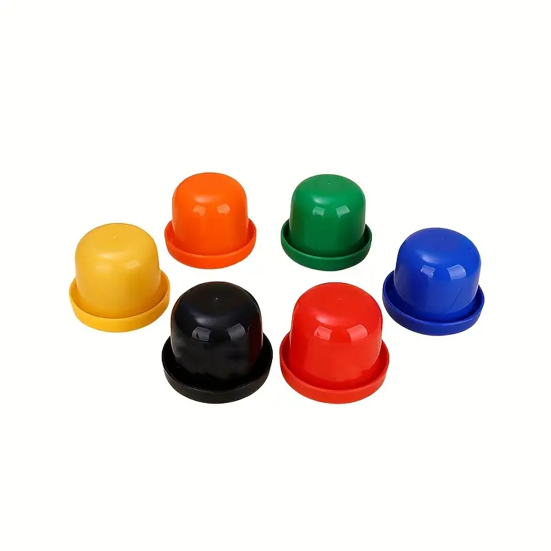 Rouleau de dés automatique, couverture de dés en plastique transparent pour KTV, pub, bar, anti-piège, noir, avec 5 dés Rouleau de dés automatique, couverture de dés en plastique transparent pour KTV, pub, bar, anti-piège, noir, avec 5 dés
