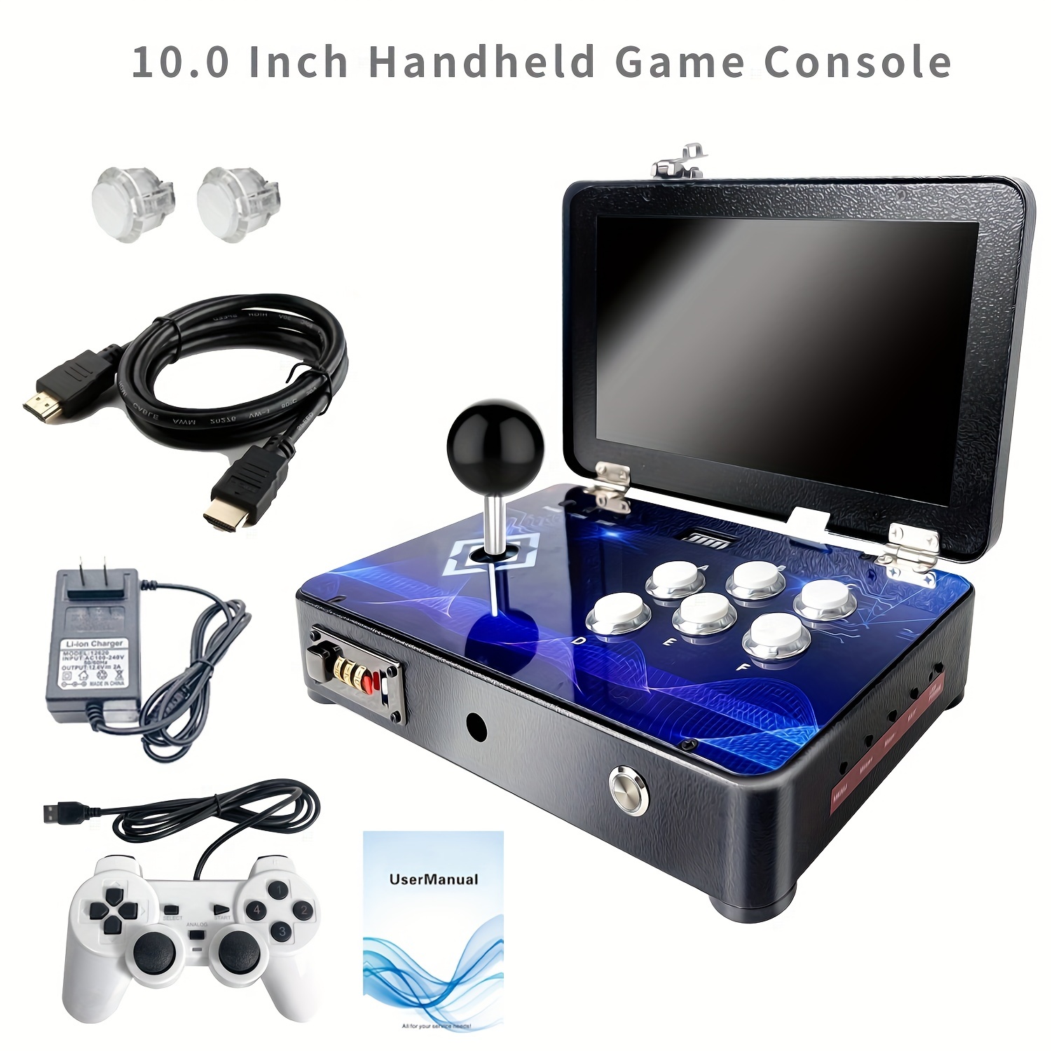 Consola de juegos retro, Mini juego Adorno del jugador Tiny Video Game  Machine Classic Gameplayer Colgante para videojuegos Regalos de fiesta Regalo  de cumpleaños de los niños