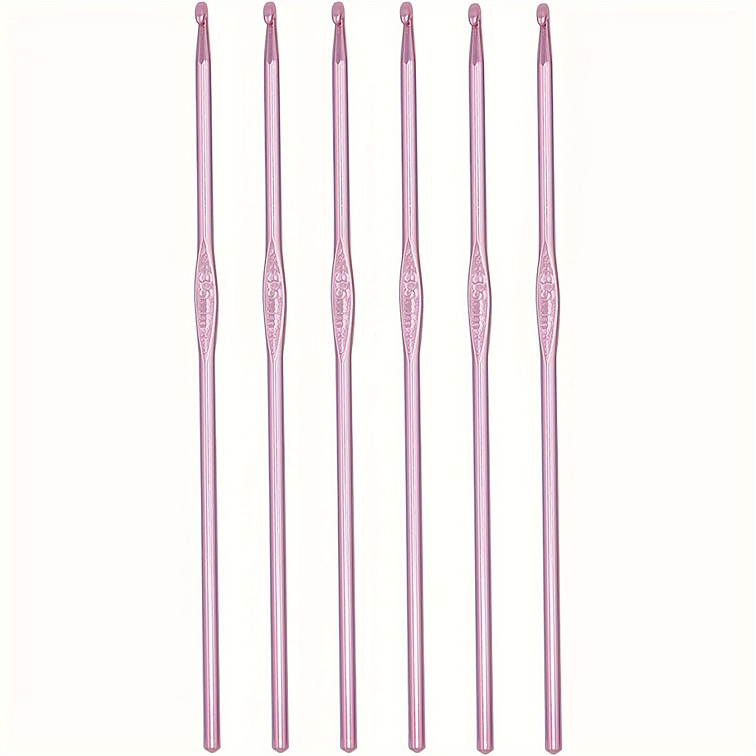 Crochet Stainless Steel Color Aluminum Alloy Crochet Hooks - Temu United  Arab Emirates