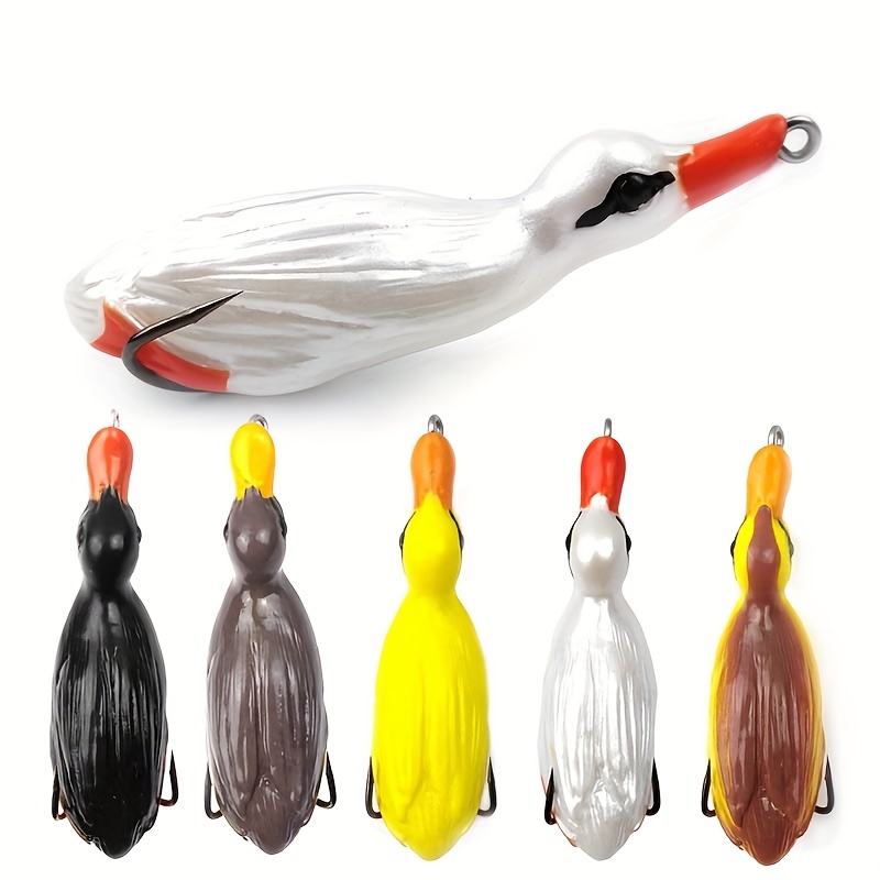 Frog Type Topwater Lure Silicone Thunder Fishing Lure Duck - Temu