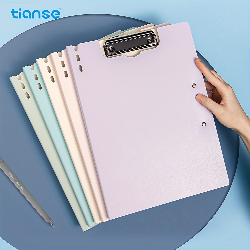 Tianse Morandi Color Clipboard Folder A4 Size File Folder - Temu