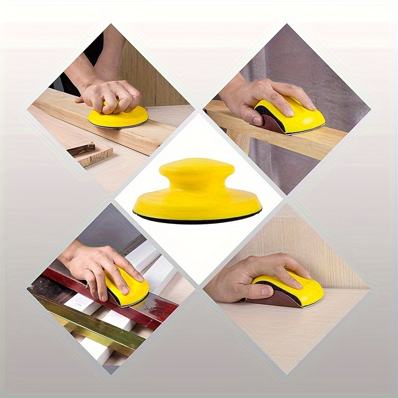 Manual Polishing Disc PU Foam Yellow Polishing Plate