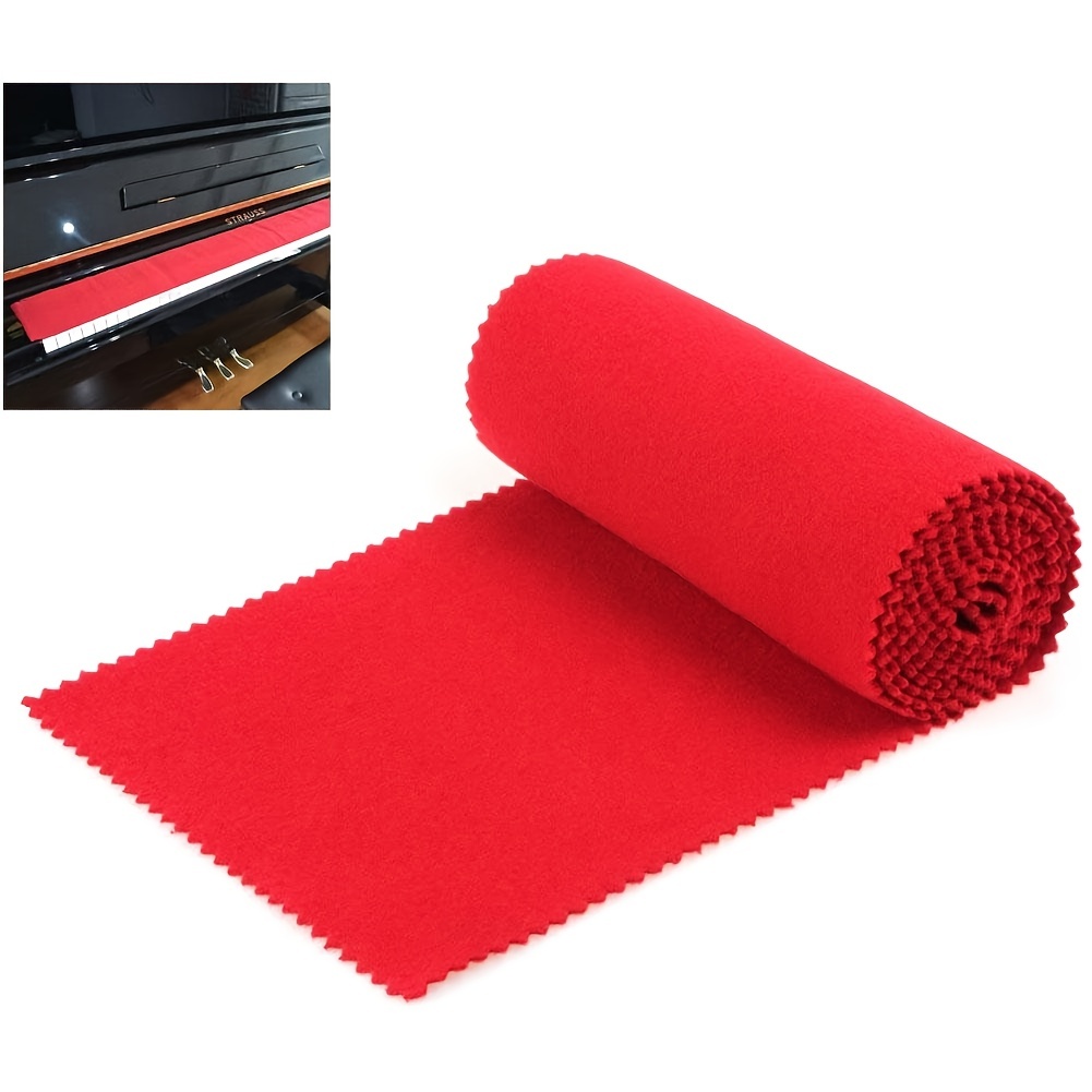 Sewing Machine Table Mat Red Cotton Sewing Machine Dust Cover Waterproof  Sewing Machine Protection Pad Organizer