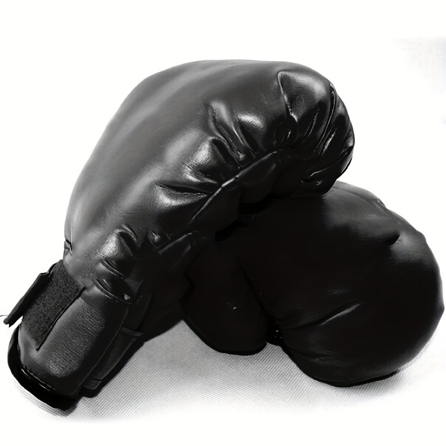 Guantes Boxeo Medio Dedo Estilo Manoplas Entrenamiento Boxeo - Temu