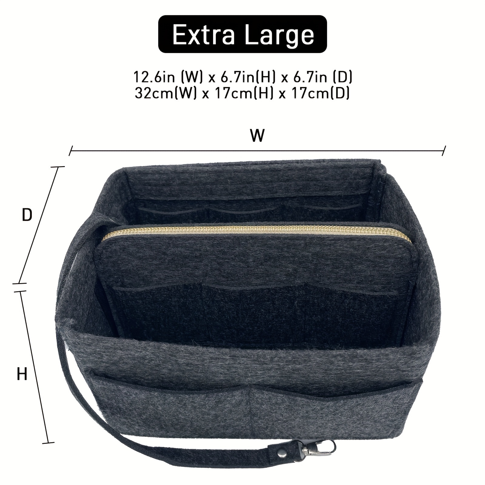 Extra large discount purse organizer insert