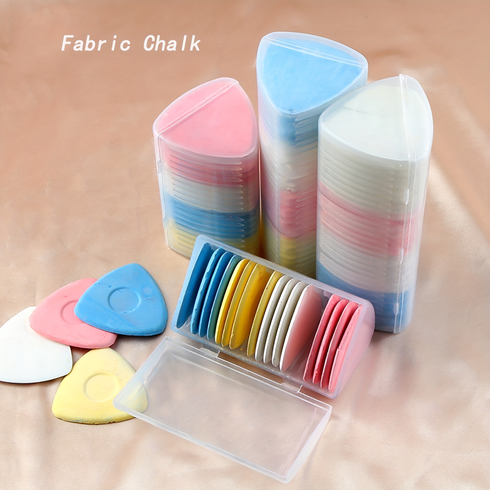 Colorful Erasable Fabric Chalk Not Easy To Break Thick And - Temu
