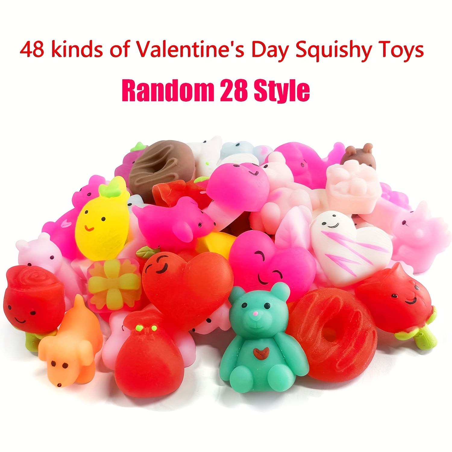 RGM CREATIONS Valentines Day Gifts for Kids Classroom - 48 Mochi