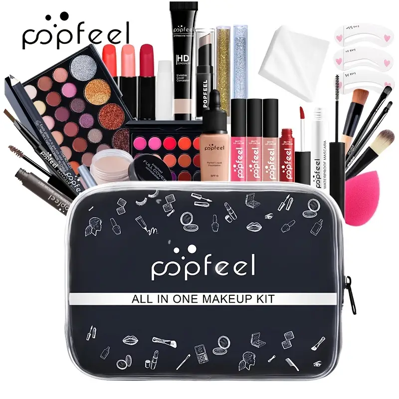 Kit Maquillaje Completo Chicas, Set Maquillaje Completo, Regalo