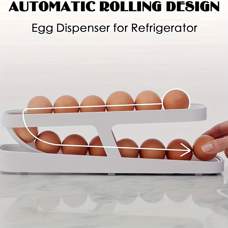 Portauova Rotolamento Automatico 1 Pezzo, Scatola Portauova Frigorifero,  Contenitore Uova, Distributore Uova Frigorifero Cucina, Organizzatore  Frigorifero - Strumenti E Migliorie Casa - Temu Italy