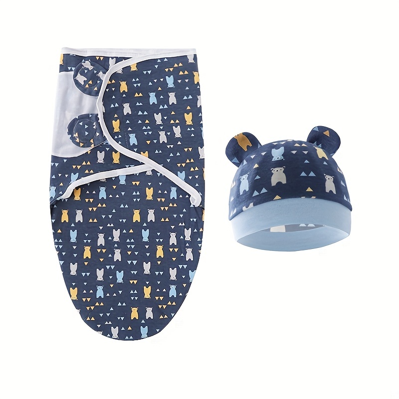 Newborn Silkworm Sleeping Bag and Swaddle Blanket Set
