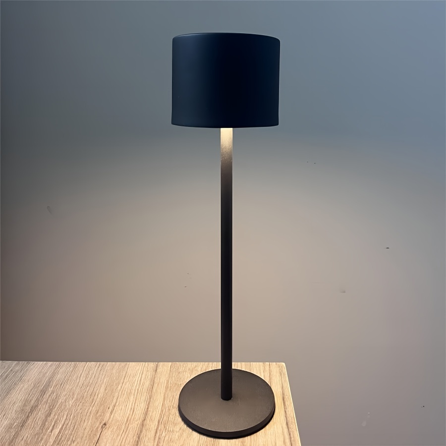 Lampe de Table Sans Fil, Lampe de Chevet Tactile Dimmable, 3 Couleurs USB  Rechargeable Lampe de