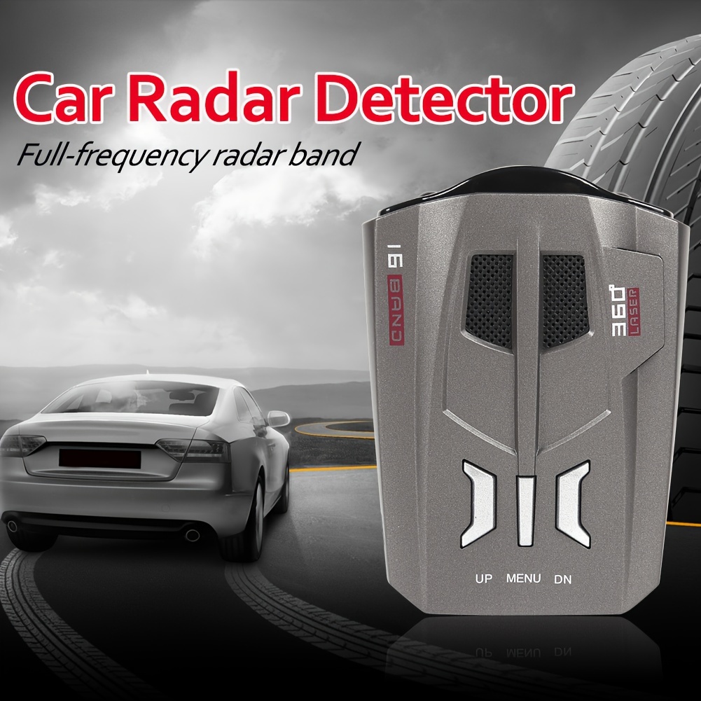 Str-525 détecteur de radar de voiture anglais russe thaï voix avertissement  de vitesse du véhicule