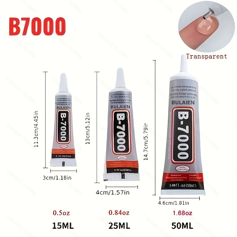 25ml B-7000 Pegamento Pegamento adhesivo industrial Joyas para manualidades