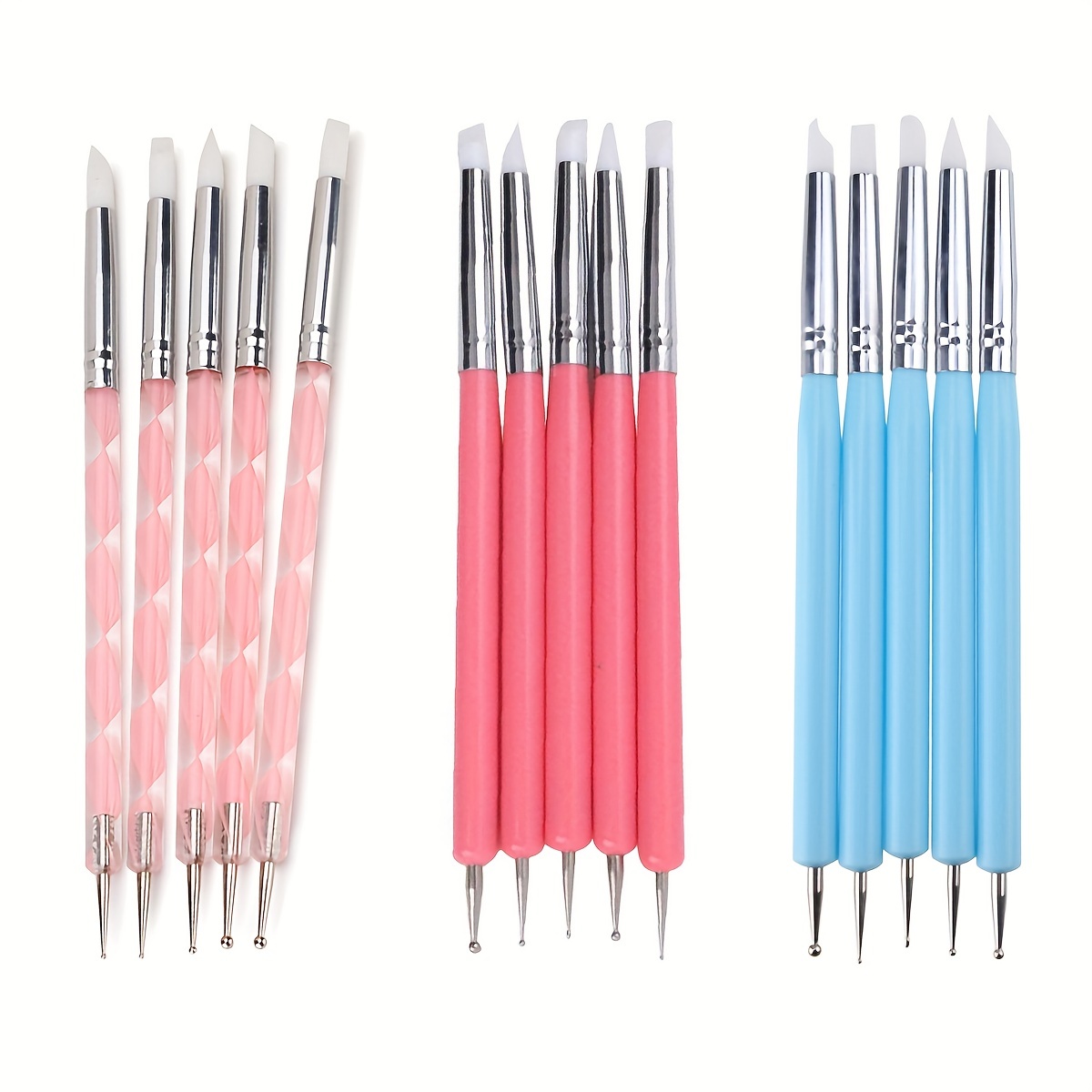 Acrylic Nail Brush Painting Pen And Nail Dotting Tools - Temu