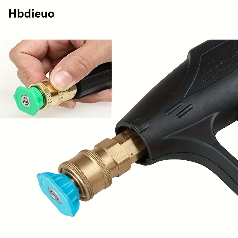 High Pressure Washer Spray Nozzles Tip Set 5 7pcs Variety Degrees Quick Connect