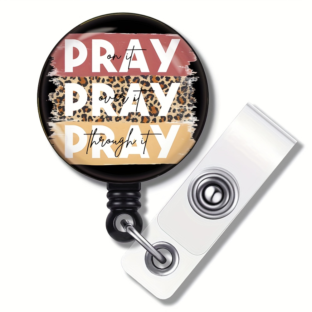 Three Consecutive Prayers Badge Reel Retractable Badge Reel - Temu Canada