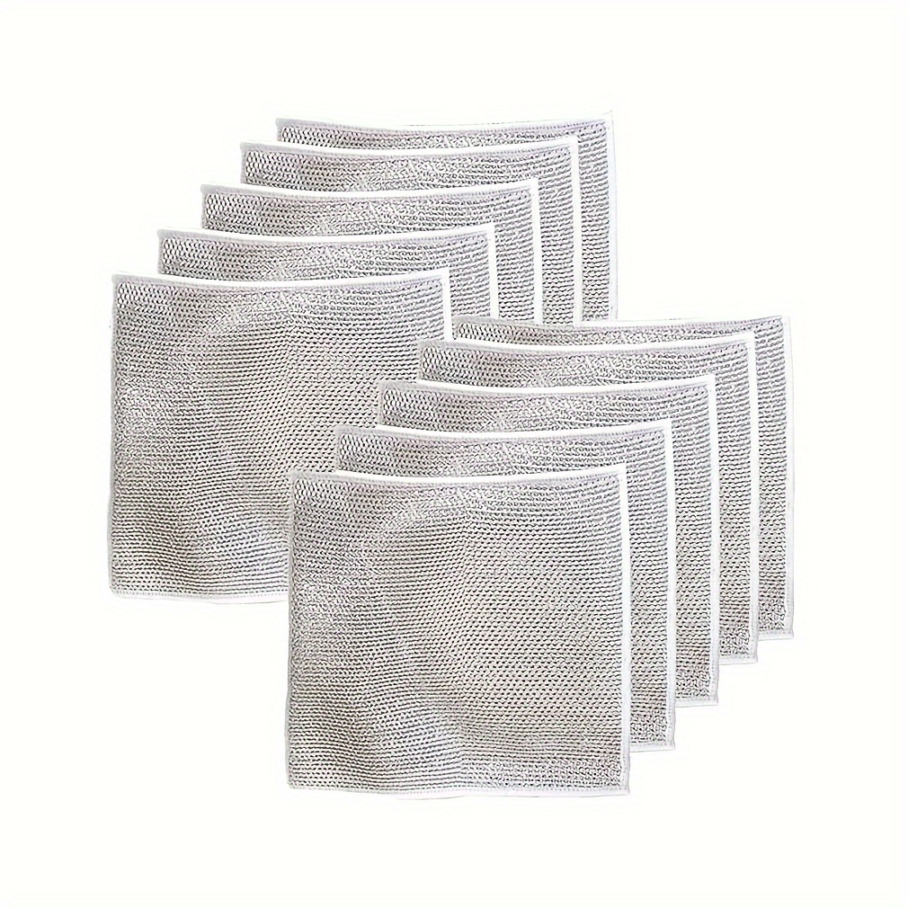Multipurpose Wire Dishwashing Rags for Wet and Dry, Steel Wire Miracle  Cleaning Cloth with Glove Shape, Non-Scratch Wire Dish Cloths for Washing  Dishes, Kitchen - China Dish Brush and Pan Brush price