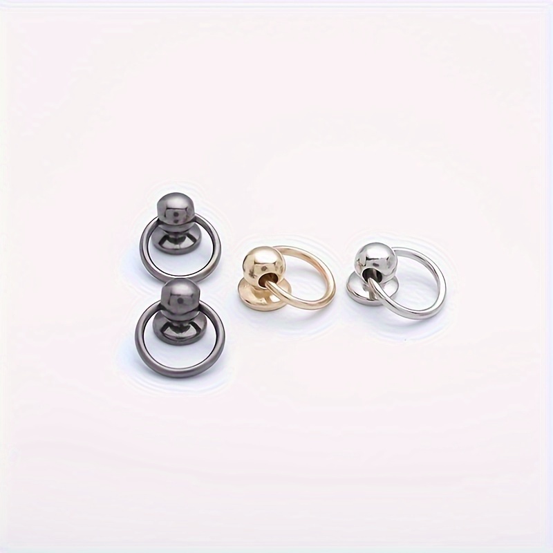 Round Buttons D Ring Alloy Purse Suspension Clasp Handbag - Temu