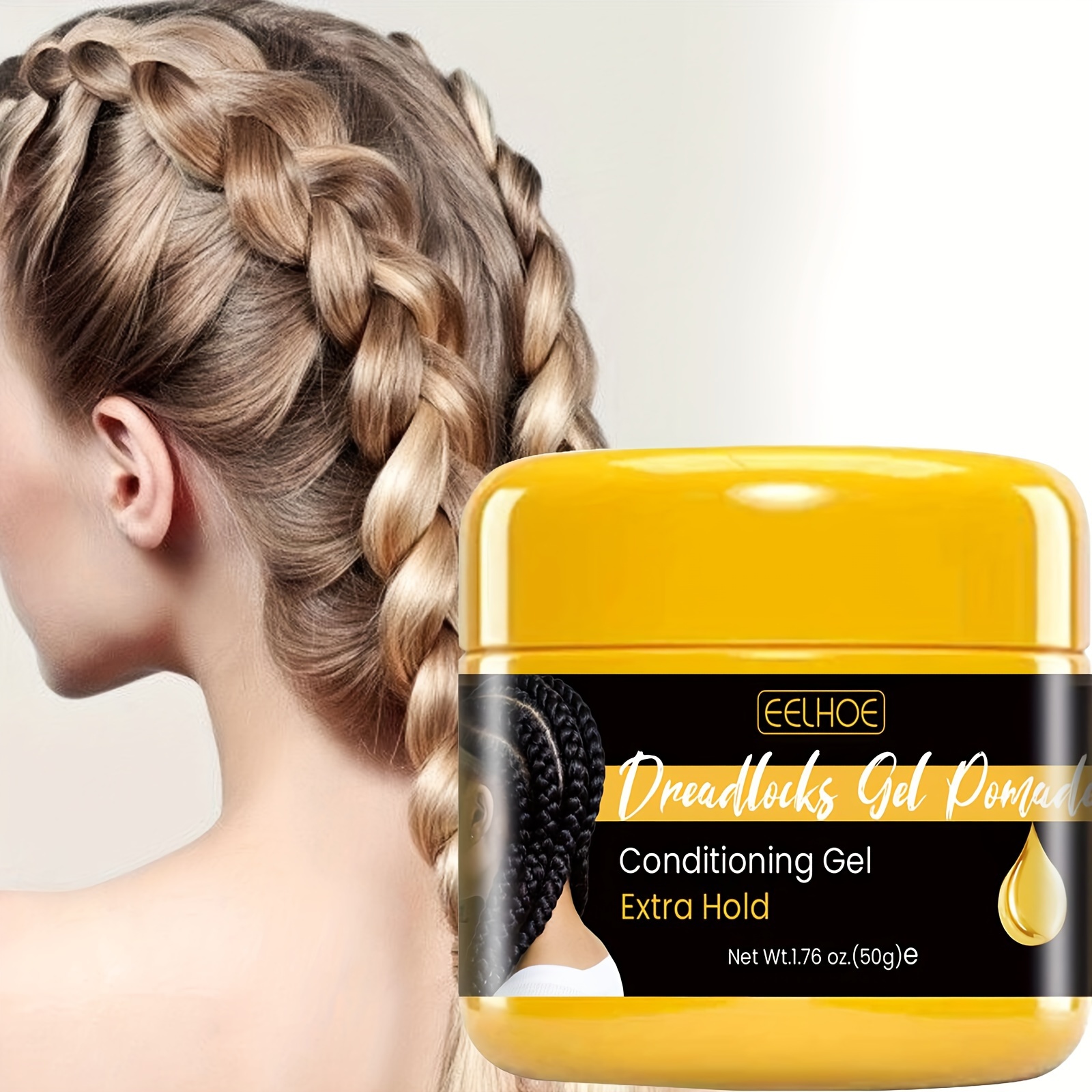 Shine and Jam Braid Gel Tames Frizz Smoothing Gel Good for Twist Locs Edge  Control Wax for Women Men Non-greasy Edge Smoother