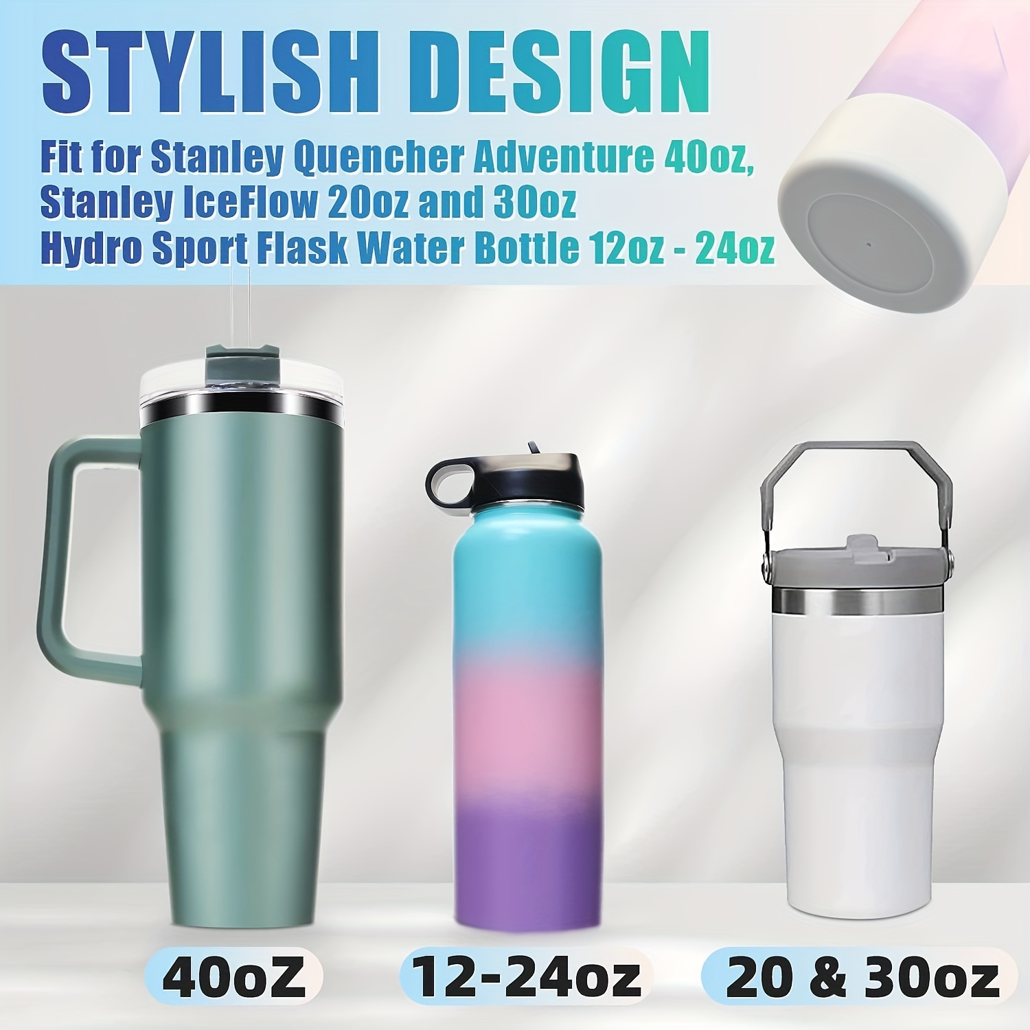 Durable Silicone Tumbler Boot - Protects Tumblers & Water Bottles -  Slip-resistant Cup Bottom Sleeve - Temu