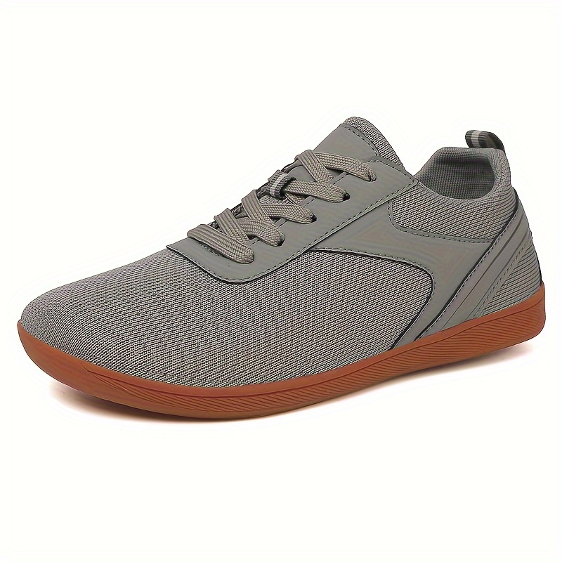 Women's Minimalist Lace up Mesh Athletic Walking Shoes Breathable