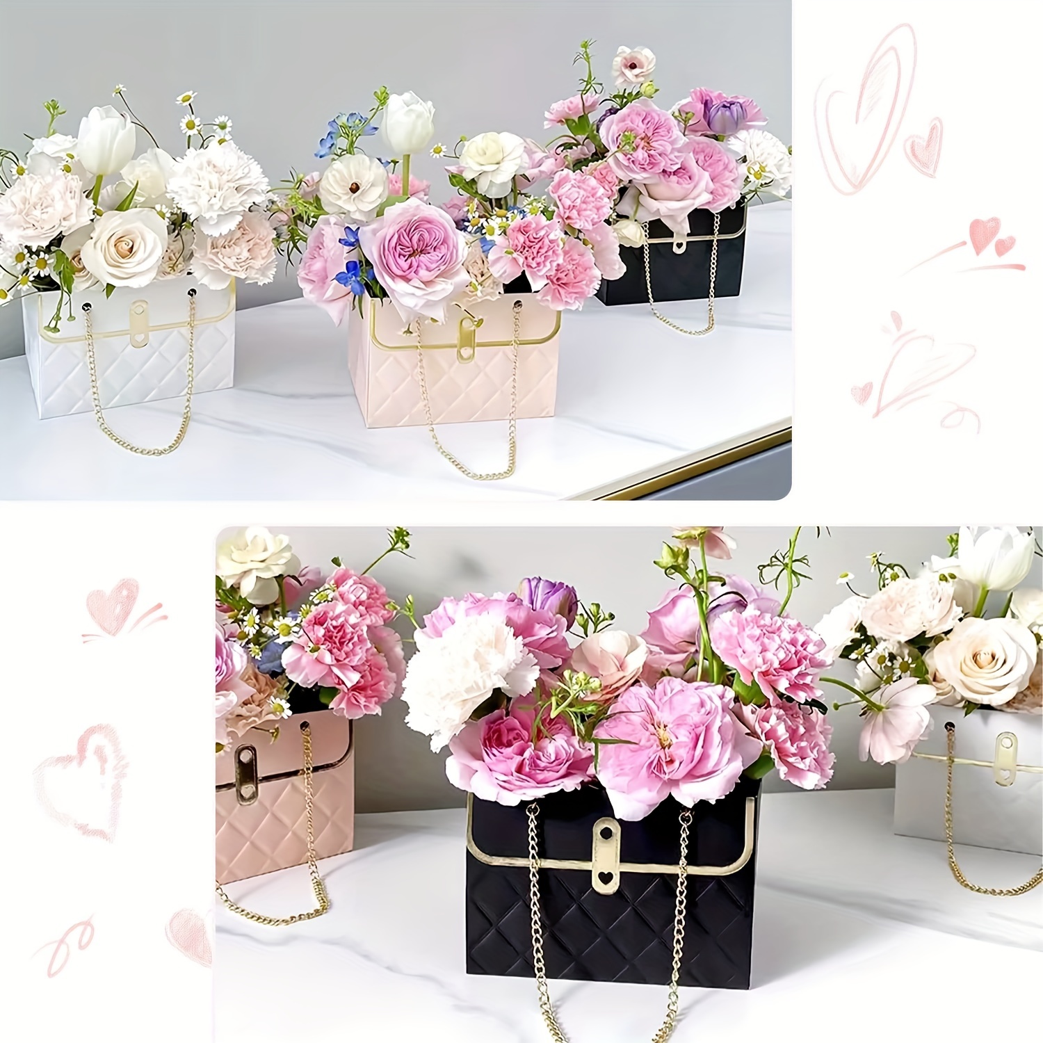 2PCS Flower Packing Paper Creative Gifts Bag for Flowers Wrapping Flower  Boxes for Bouquets Florist Supplies Wedding Home Decor - AliExpress