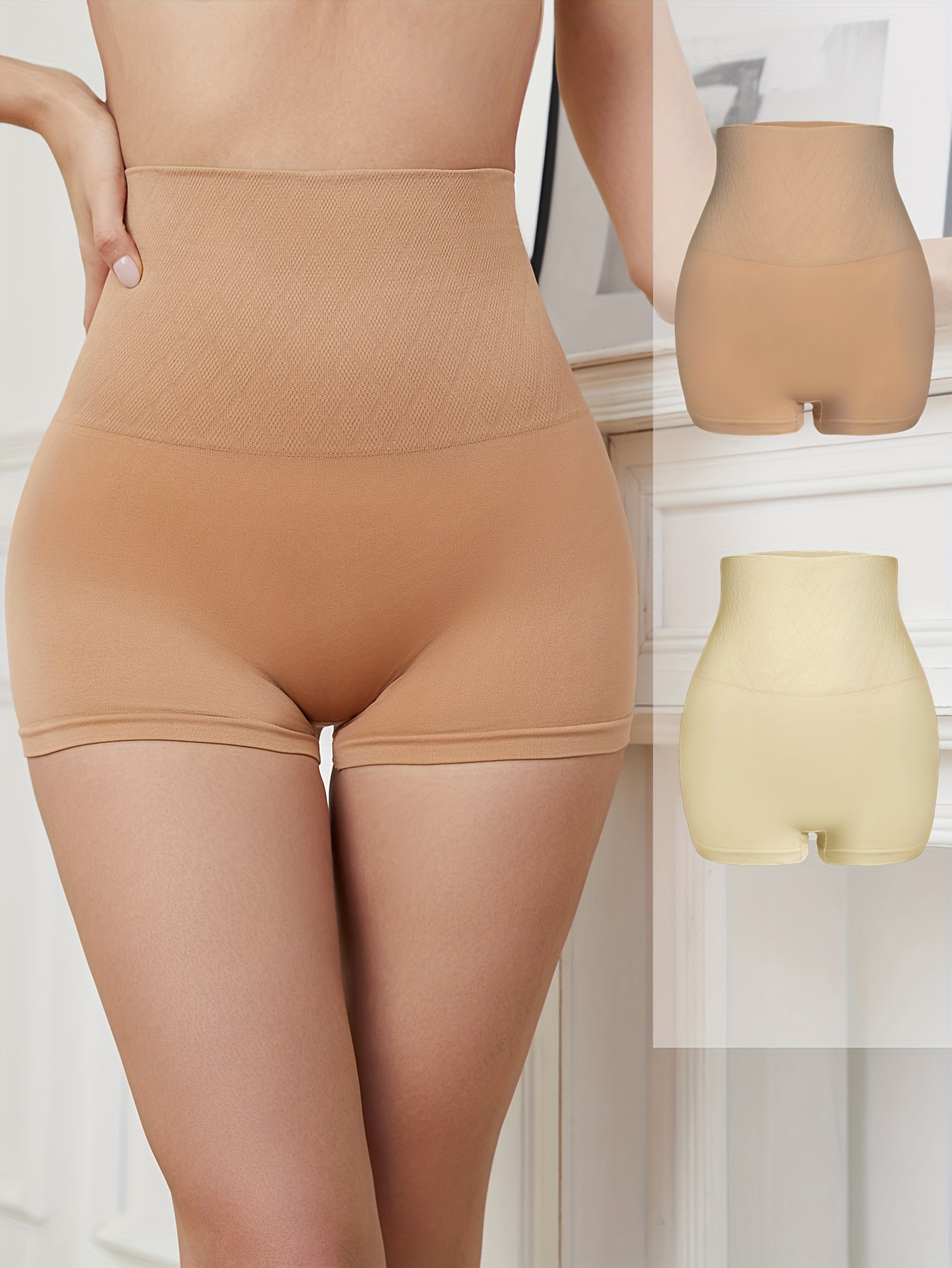 2pcs Seamless Shaping Panties, Tummy Control Compression Panties To Lift &  Shape Buttocks, Women's Underwear & Shapewear