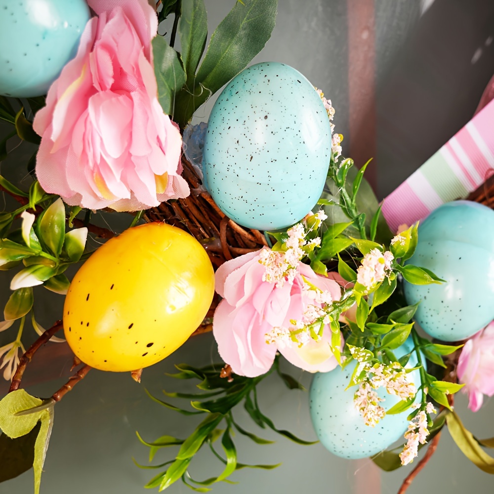 1 Pezzo, Nuova Ghirlanda Pasquale Ghirlanda Primaverile Per La Decorazione  Della Porta D'ingresso Di Pasqua, Decorazione Della Stanza, Arredamento