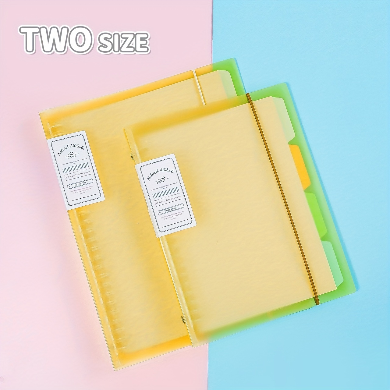 Kokuyo Pastel Cookie Binder, B5 / Yellow