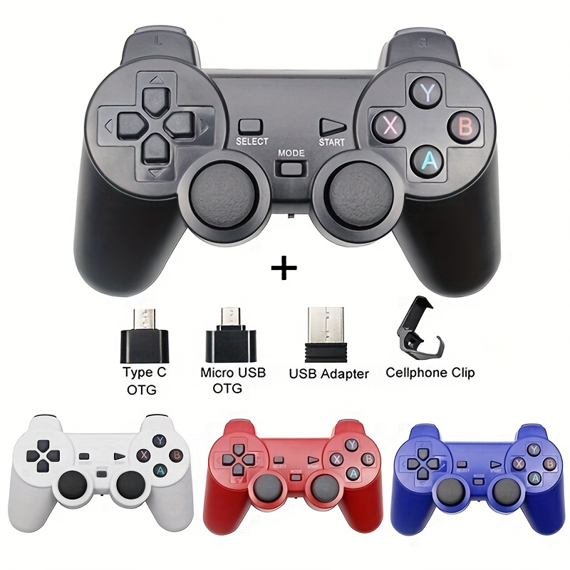 2.4g Sem Fio Gamepad Controlador Usb Para Ps3 Jogo Joypad - Temu Portugal