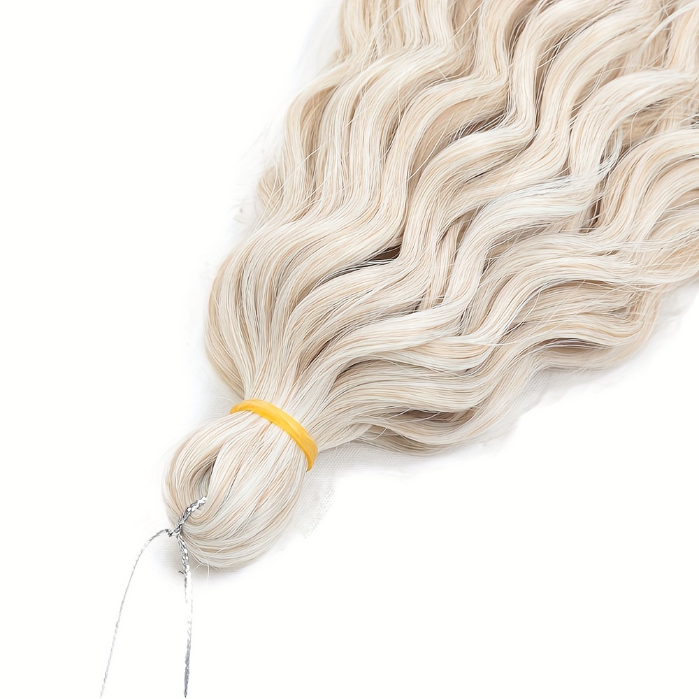 Synthetic Water Wave Crochet Hair Synthetic Braiding Hair - Temu Canada