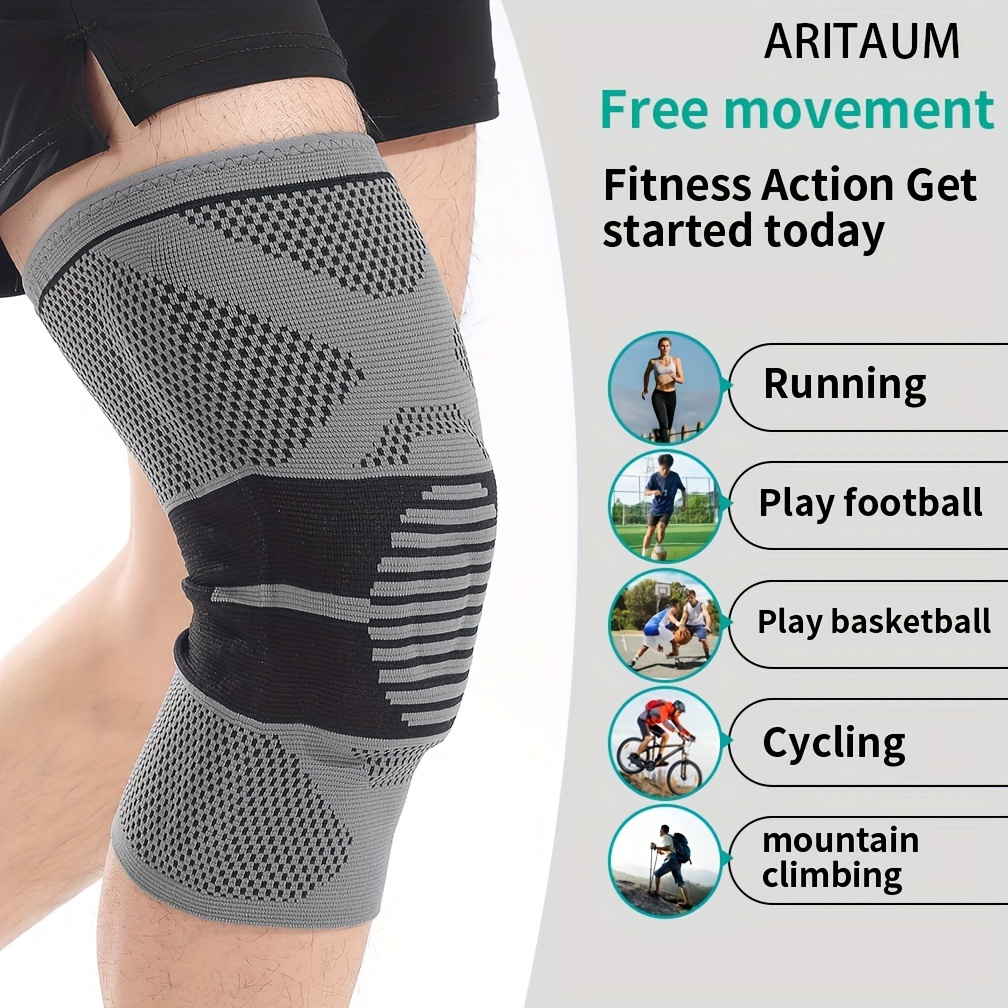 Aritaum Knee Brace Compression Knee Sleeves Patella Gel Pad - Temu