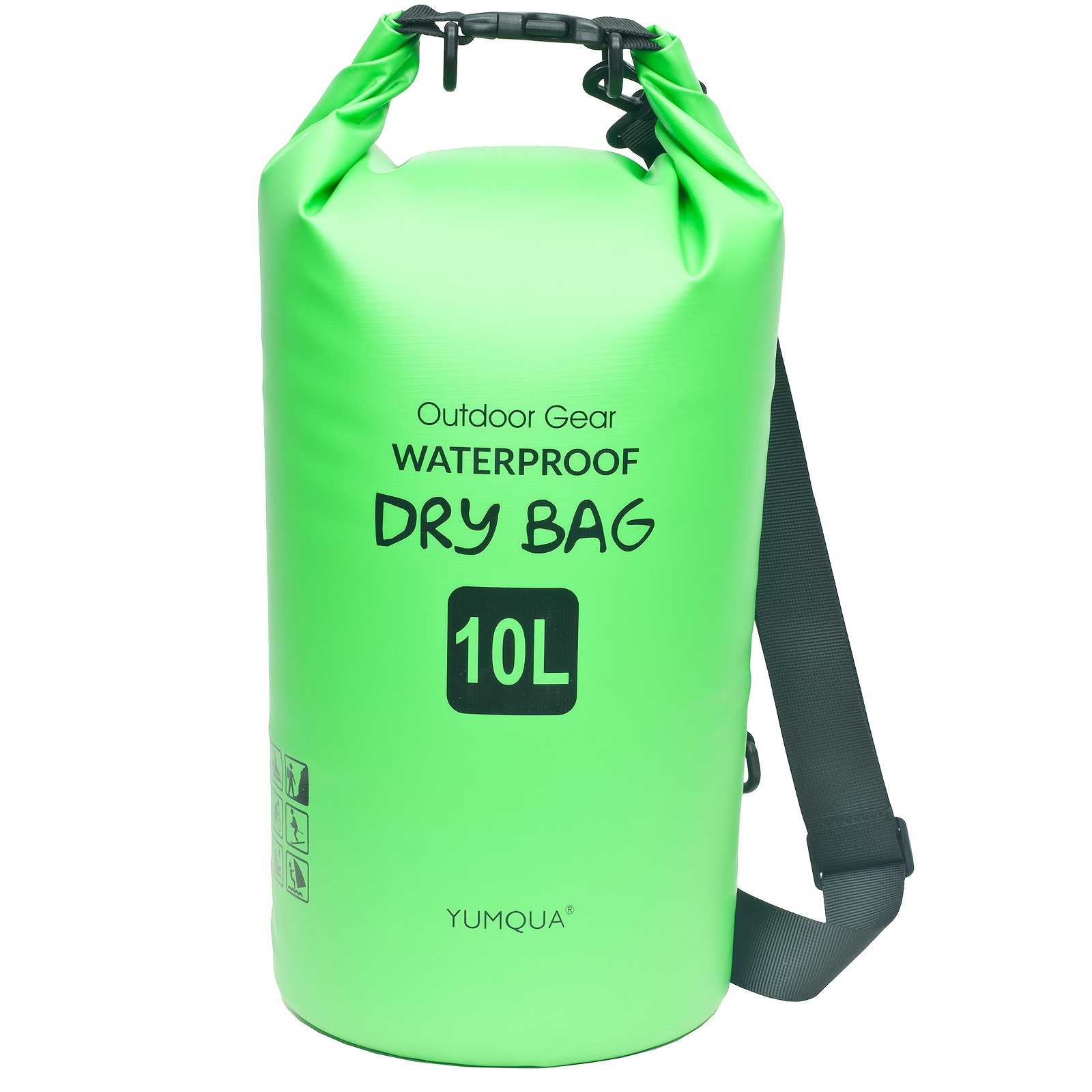 1pc 10l Outdoor Portable Waterproof Dry Bag For Kayaking Boating Swimming  Hiking Camping And Fishing - Sports & Outdoors - Temu