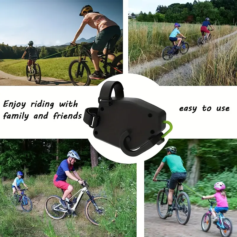 Bicycle Towing Rope Trailer, Bicycle Accessories, Retractable Bicycle  Traction Strap, Portable Outdoor Mountain Bike Elastic Towing Rope - Sports  & Outdoors - Temu