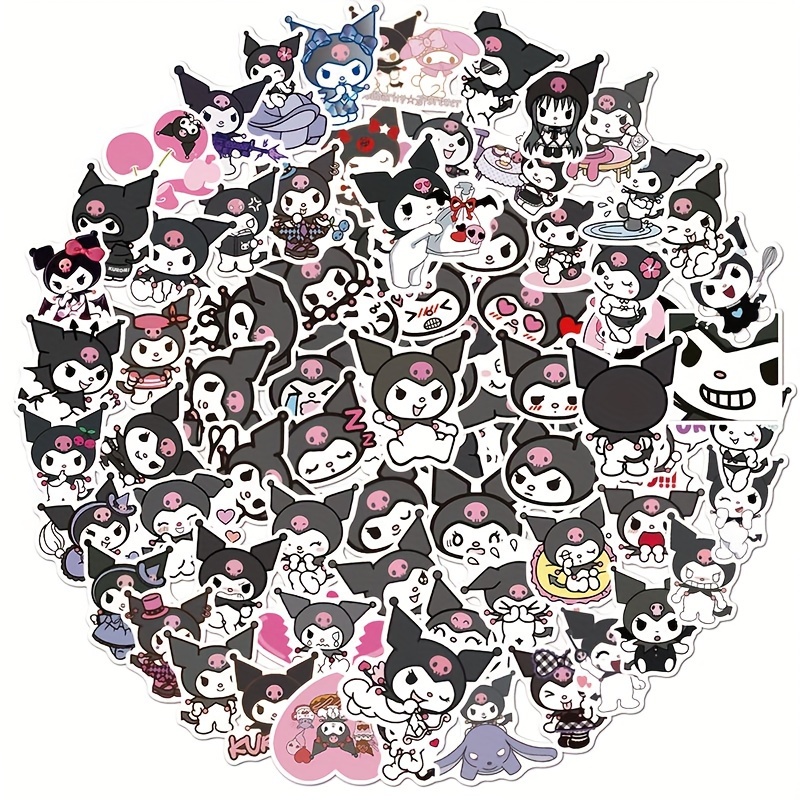 Stickers Kuromi Stickers Laptop Notebook Phone Case - Temu