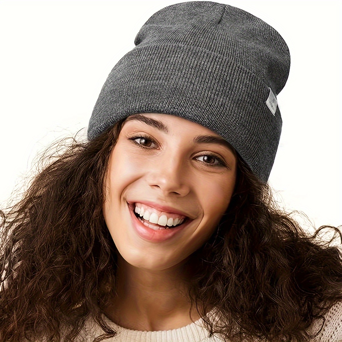 Chapeaux de bonnets en tricot d'hiver pour femmes, tricoté en soie