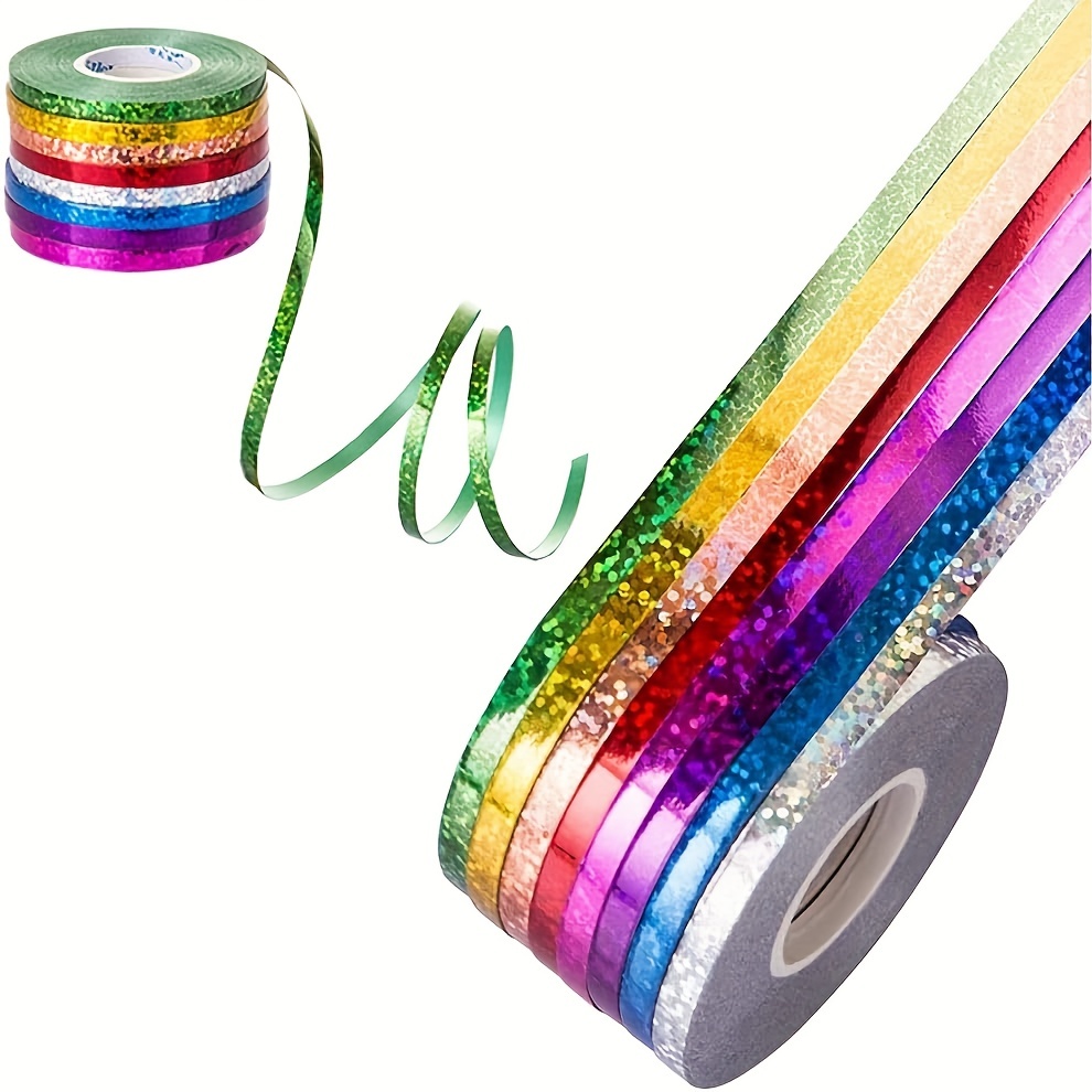100Yards/Roll Balloon Rope Foil Balloon Laser Ribbon Gifts DIY Packaging  Birthday Party Wedding Decoration 5mm Balloon Strings