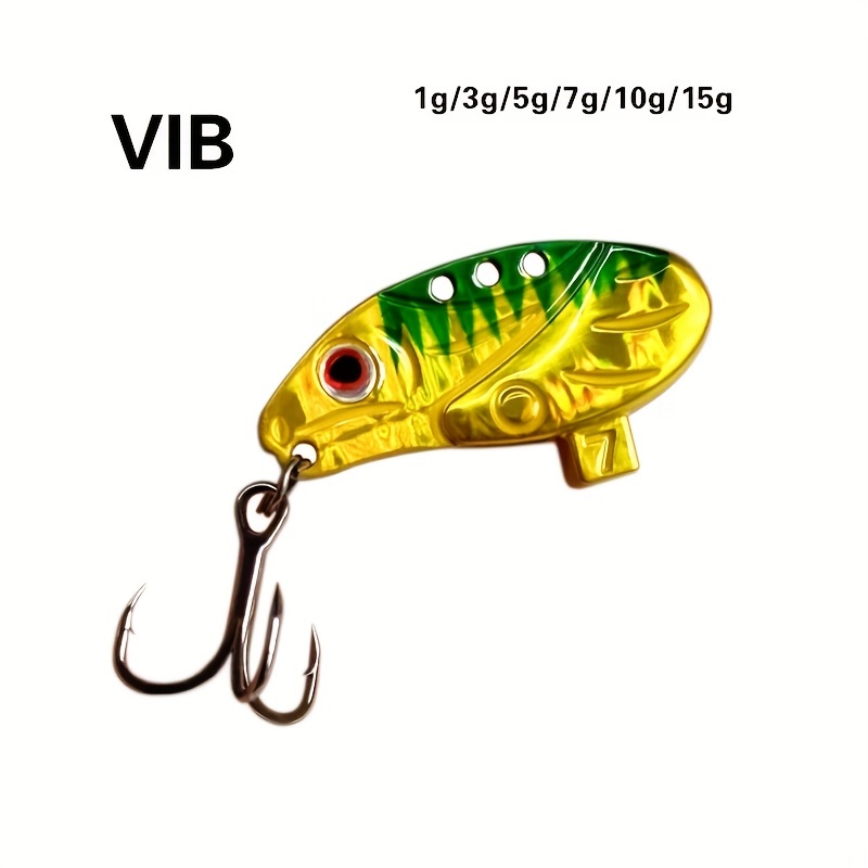 5 Colors Phantom Vib Lipless Crankbait Fishing Lure Barbed - Temu