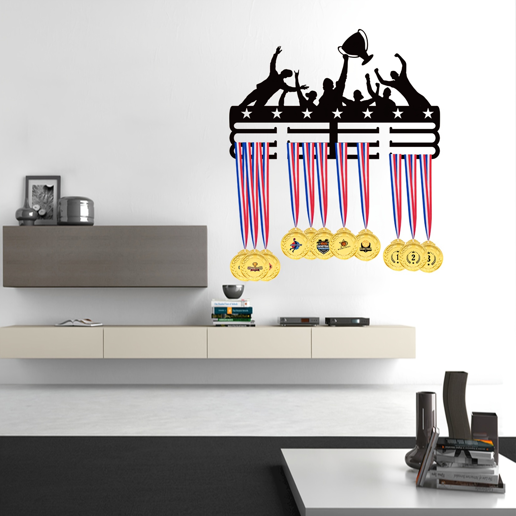 Colgador de medallas deportivas personalizadas SIN LIMITES, Rack de Medalla  de Exhibición Montada en pared con cotización inspiradora -  México
