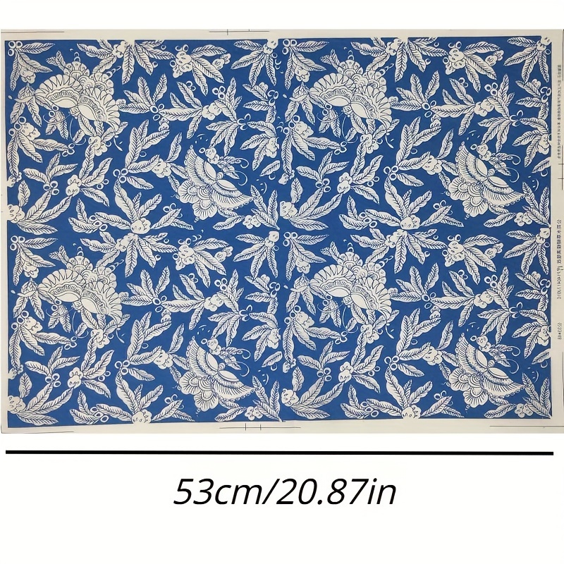 1pc Carta Trasferimento Sottosmalto Ceramico Fiori Colorati - Temu