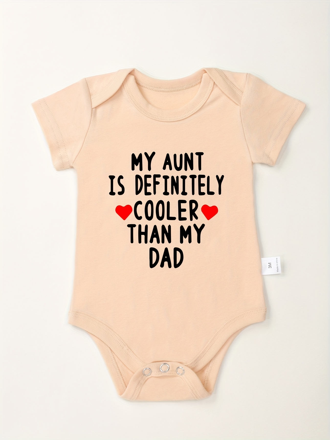 Toddler Jumpsuit My Aunt Says I'm Perfect Letter PrintSummer White