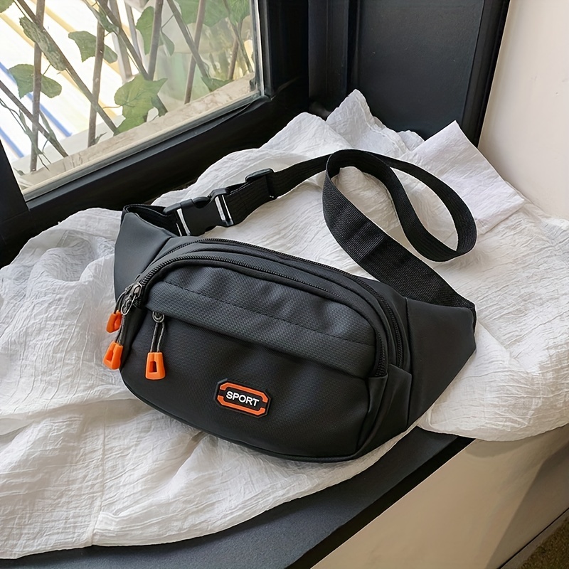 Ladies Sports Chest Bag, Mobile Phone Waist Bag, Portable Outdoor Messenger  Bag - Temu