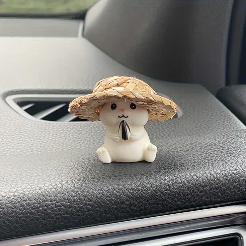 Cute Cartoon Hamster Design Car Dashboard Decoration Car - Temu