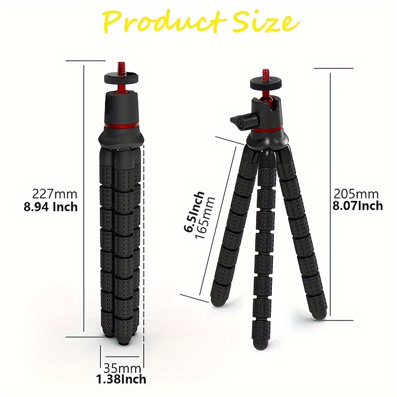 * Camera Tripod For *, Flexible Mini Tripod With 1/4