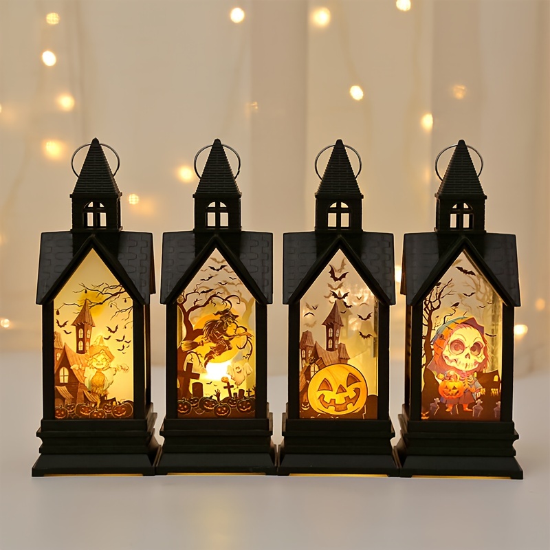 Vintage Led Halloween Candle Lantern Halloween Lantern mini - Temu