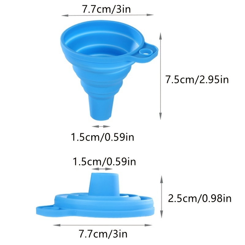 Mini Foldable Silicone Funnel Diamond Painting Accessories Tool