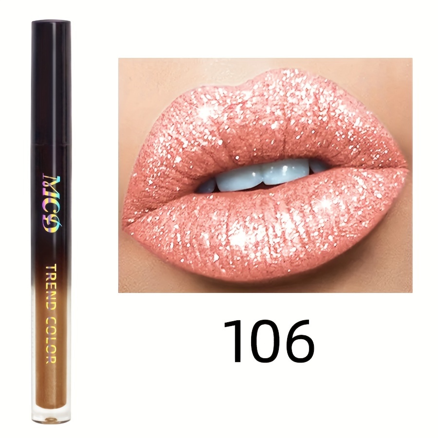 Experience the hottest trend with our color, Golden Rose glitter lip kit.  Prepare to be amazed by its stunning brilliance. This lip kit is not only  waterproof and smudge-proof !
