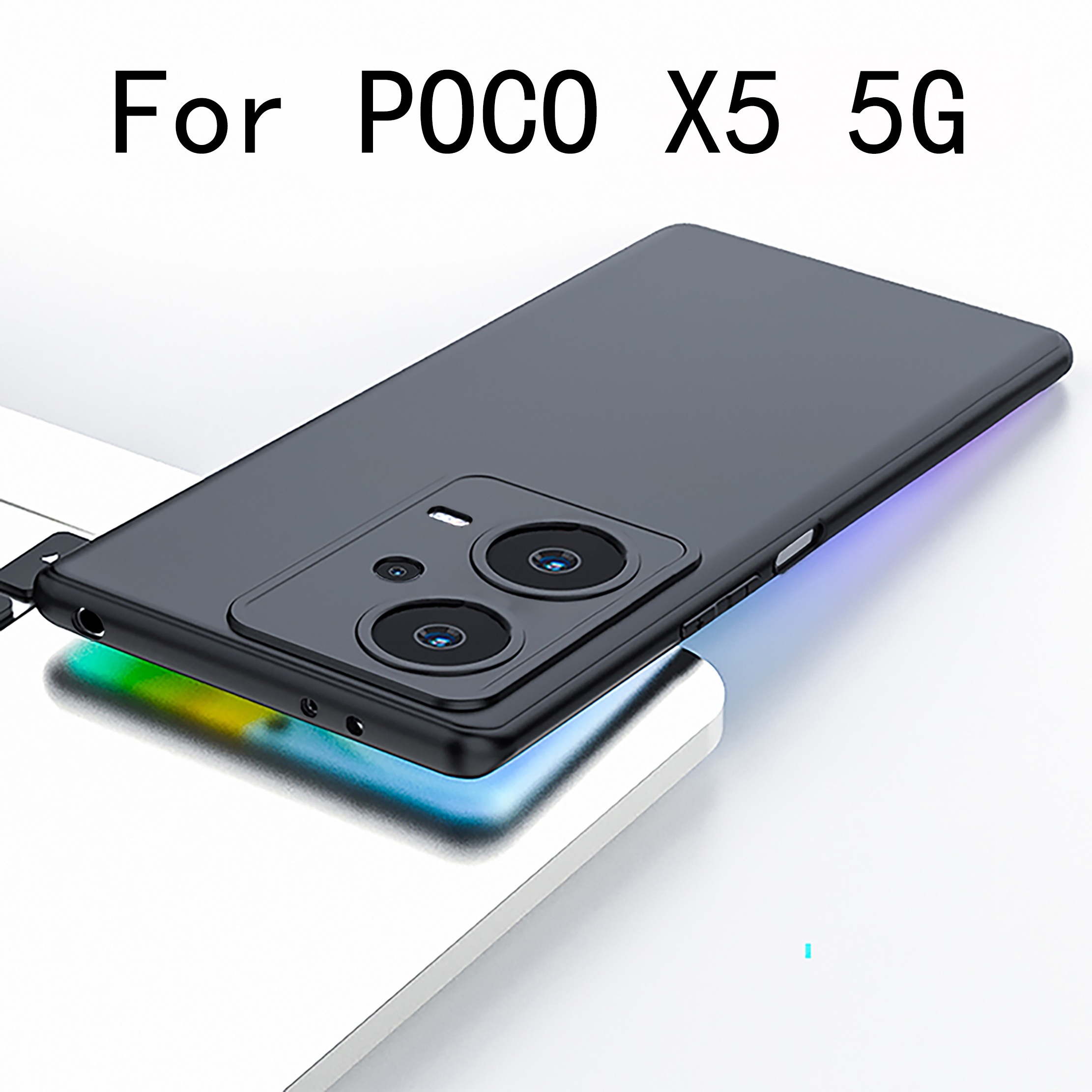 Funda protectora para Xiaomi Redmi 12C 4G, TPU suave contraportada a prueba  de golpes de silicona antihuellas, funda protectora de cuerpo completo